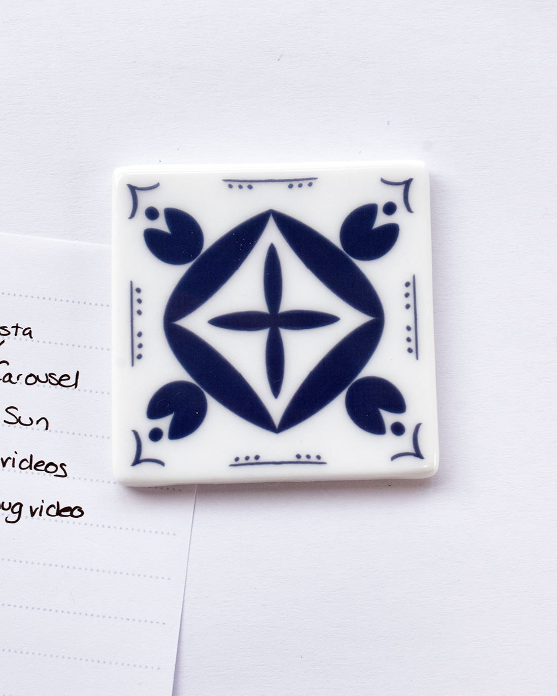 Azulejo Inspired Fridge Magnet