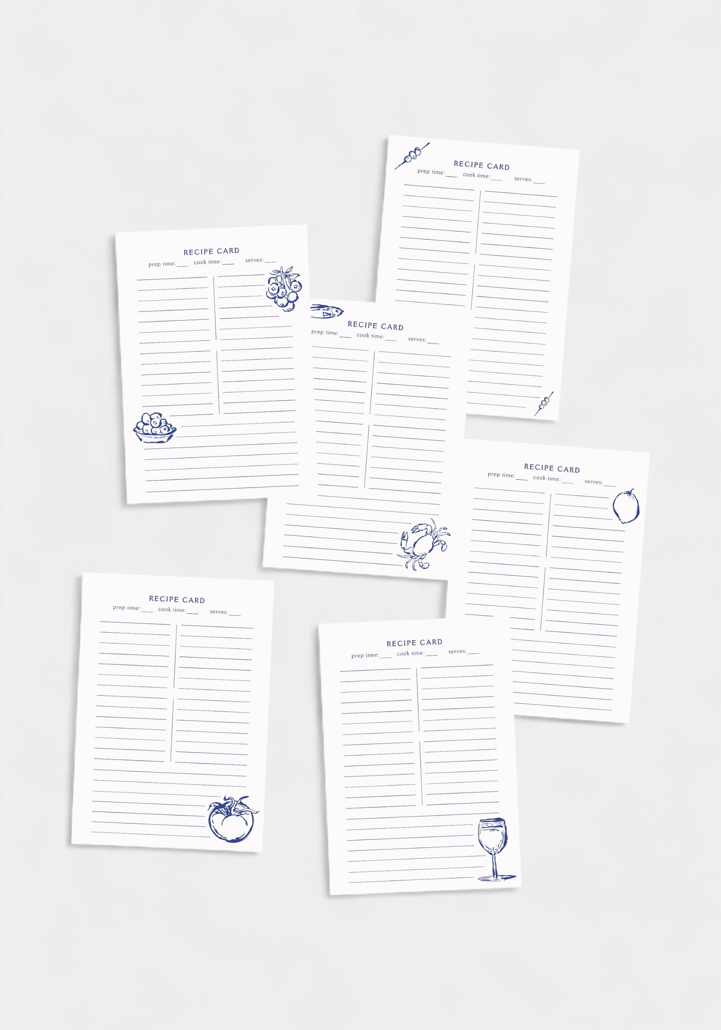 Slow Sun Recipe Cards