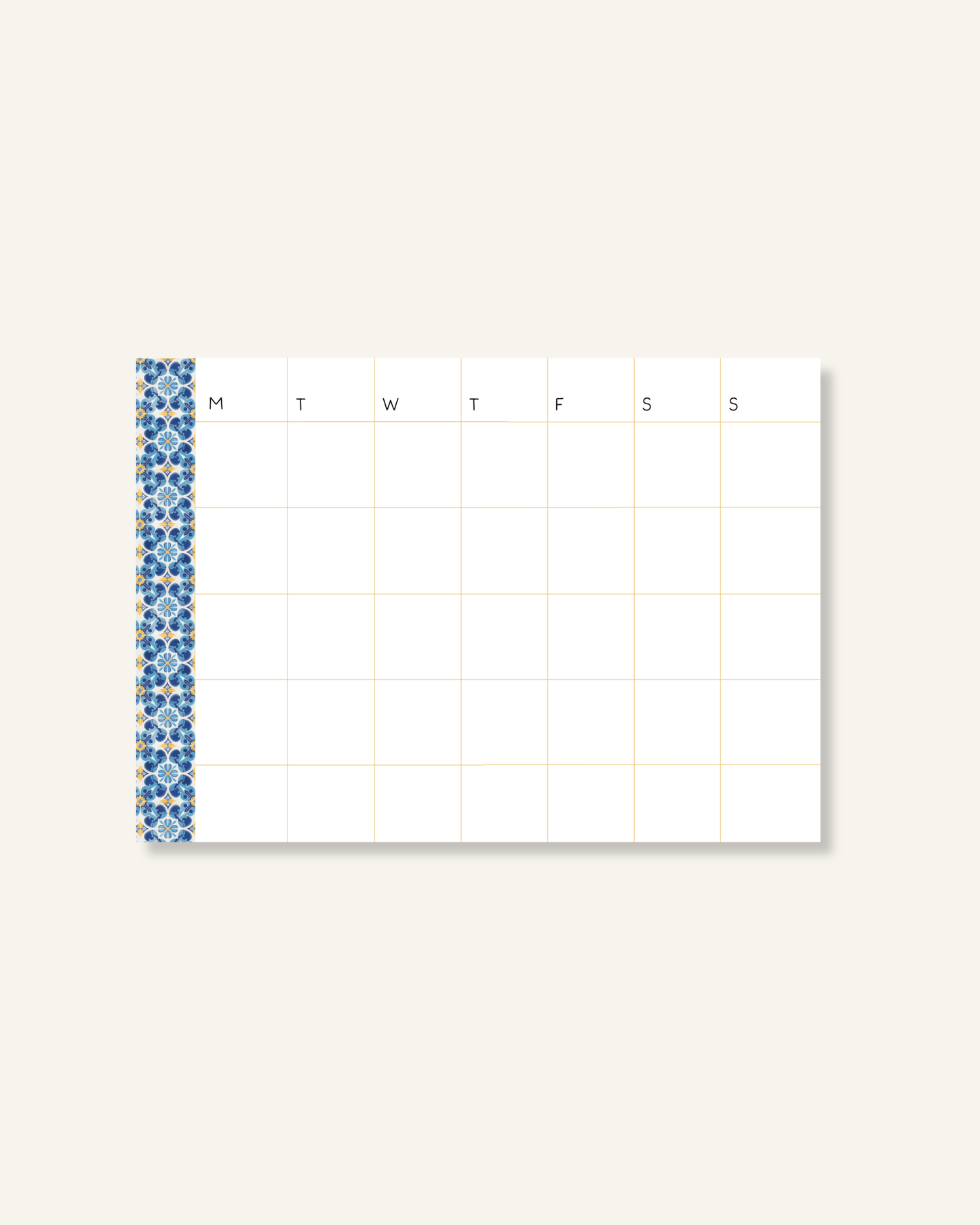Monthly Planner - A5 Jotter Pad