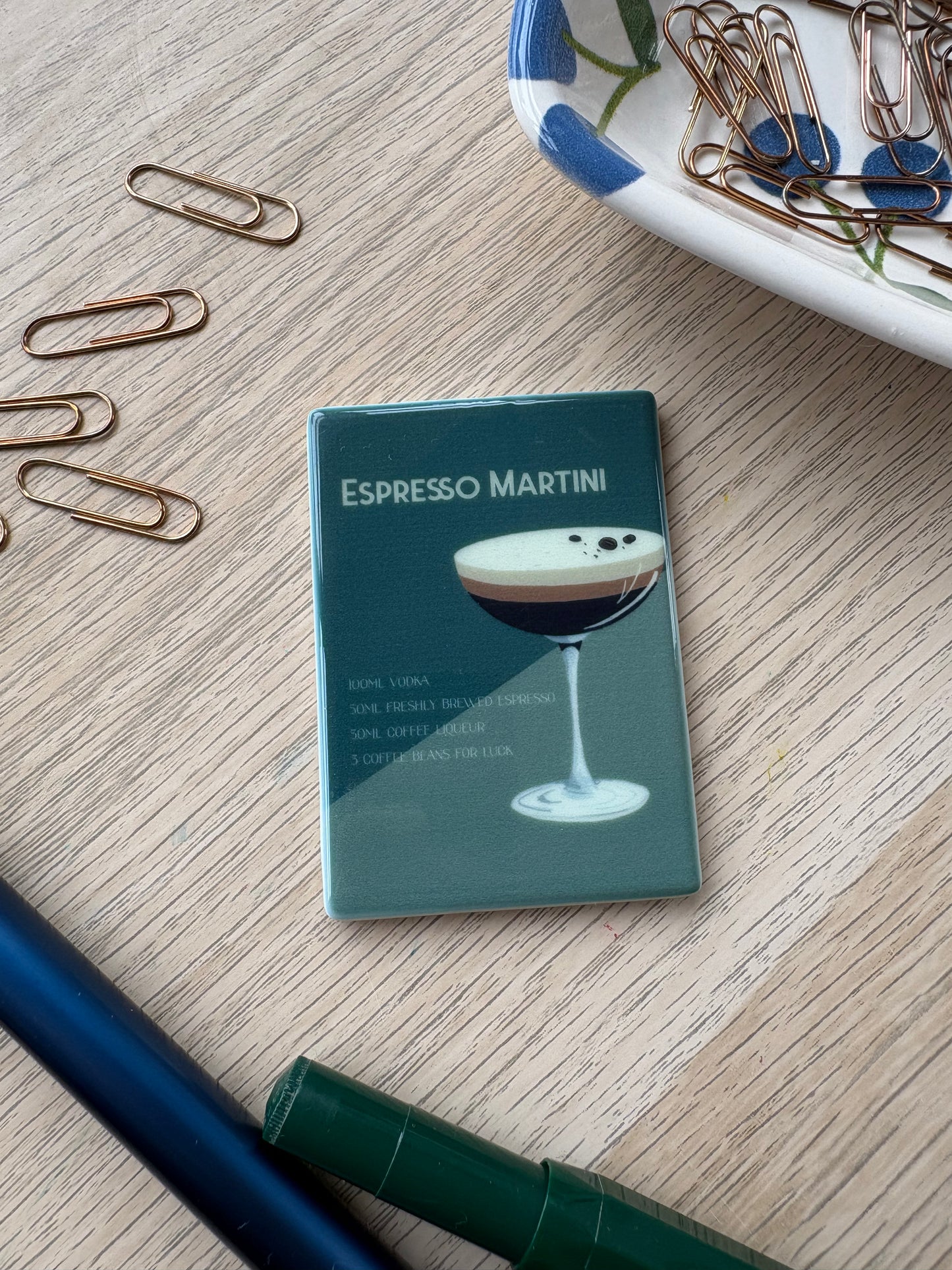 Espresso Martini - Ceramic Magnet
