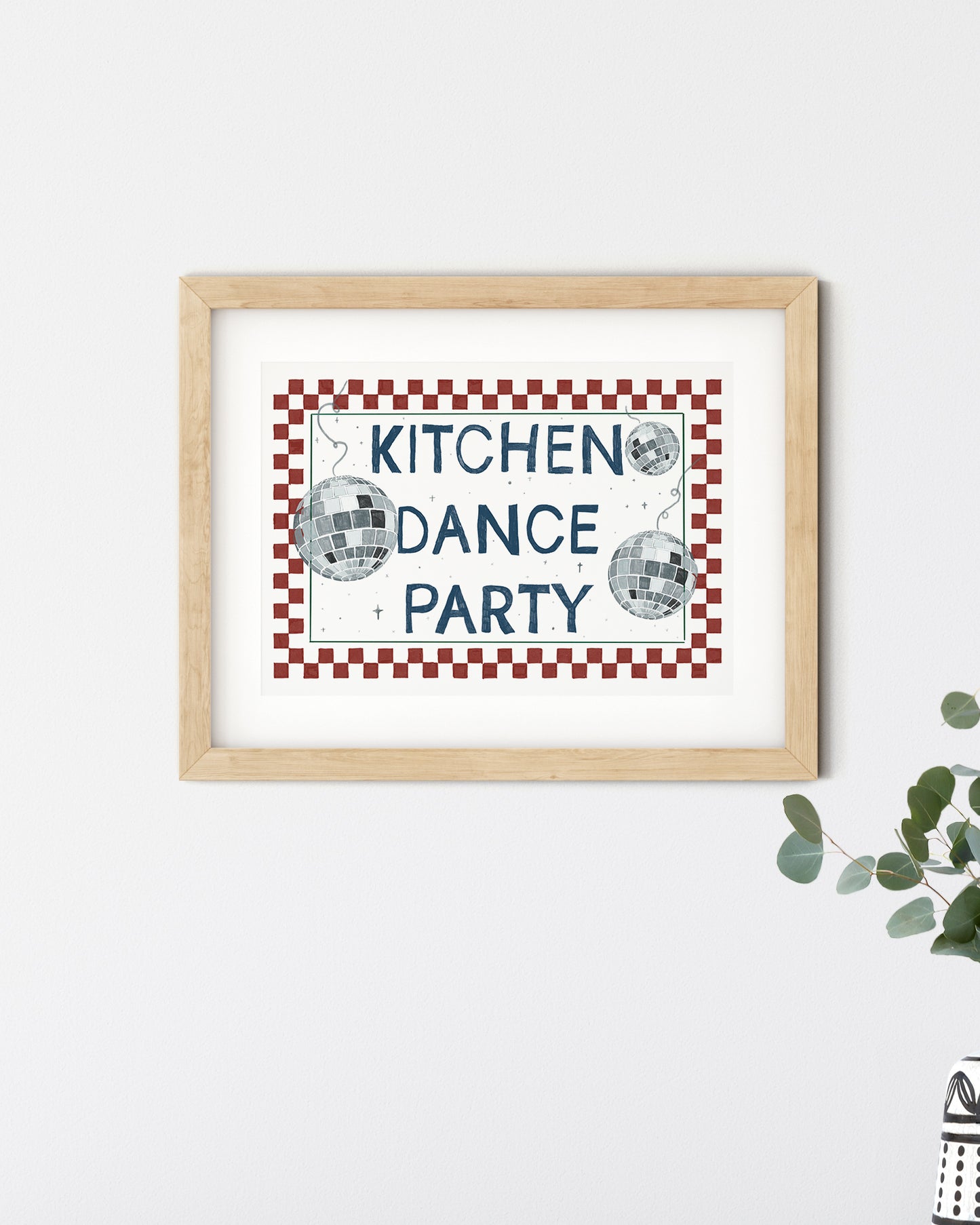 Kitchen Dance Party, A4 Print