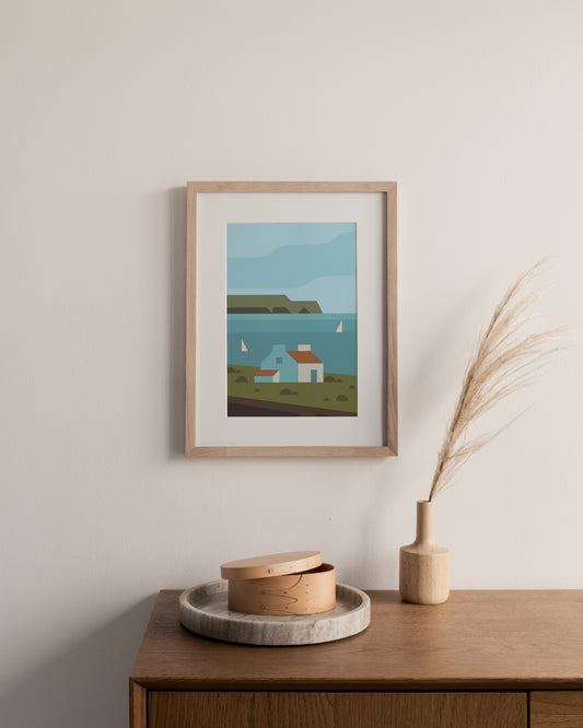 Highlands & Islands, Places to Go A4 Print