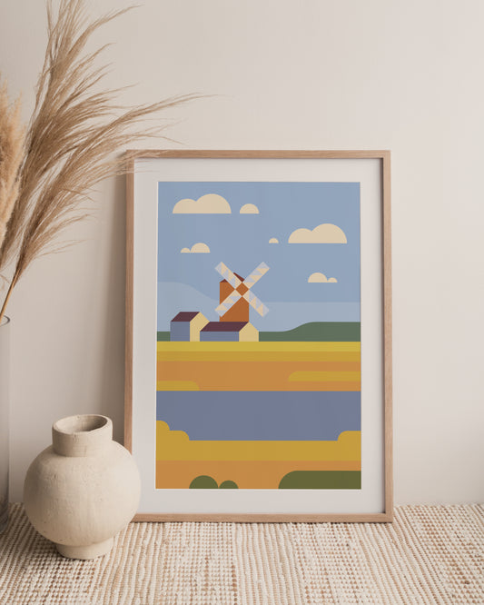 The Fens, Places to Go, A4 Print