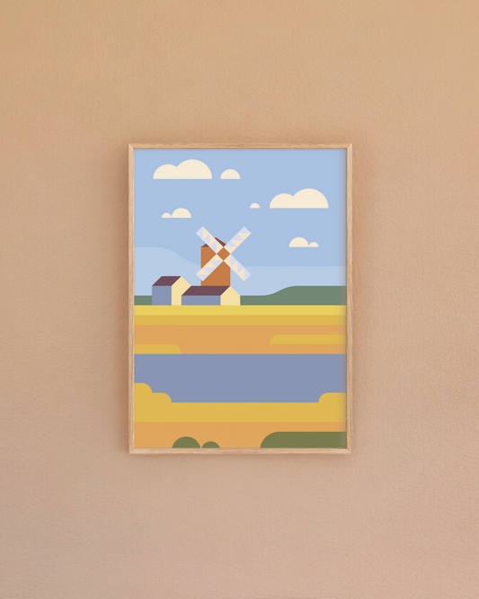 The Fens, Places to Go, A4 Print