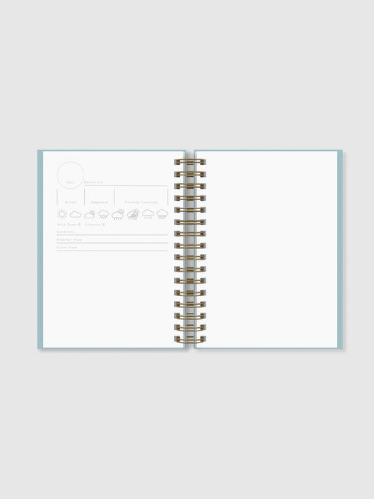Camping Hardback Journal