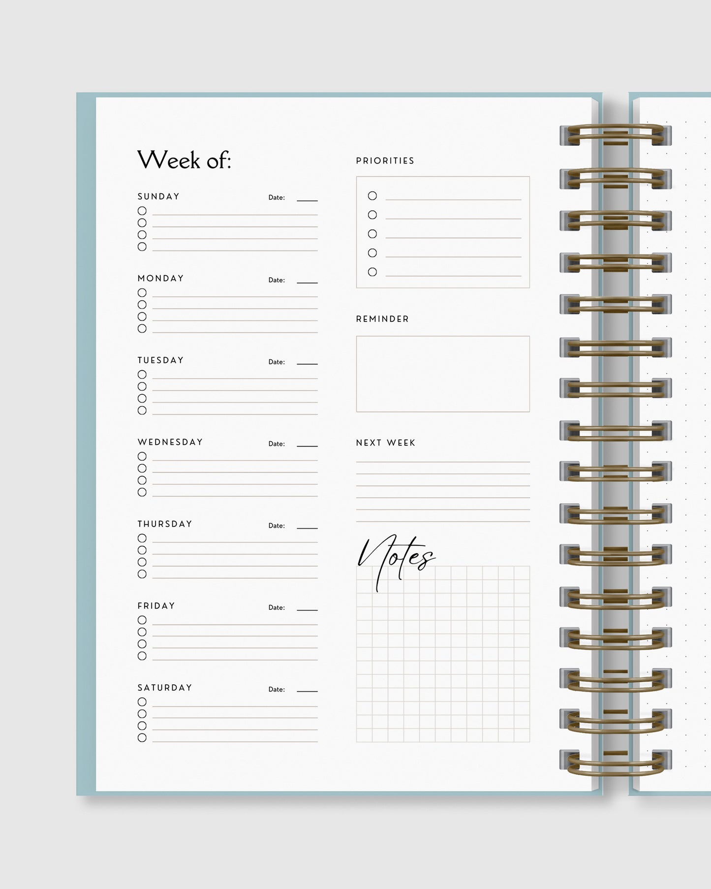 Planner, Hardback Daily Planner