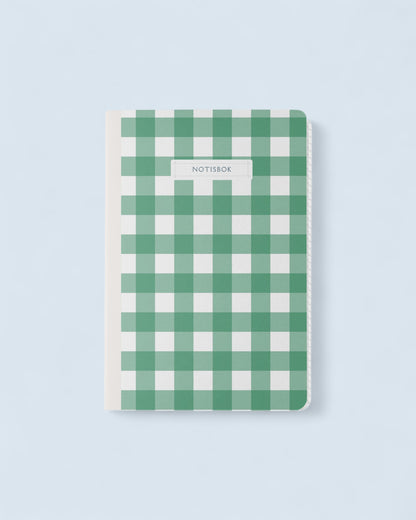 Green Gingham Exercise Pad - Mid SECONDS ITEM