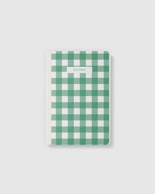 Green Gingham Exercise Pad - Mid SECONDS ITEM
