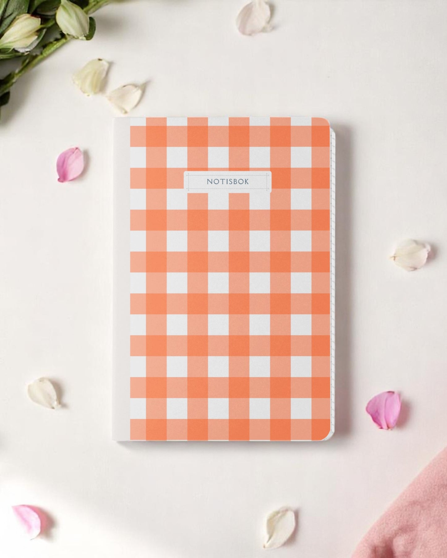 Red Gingham Exercise Pad - Small