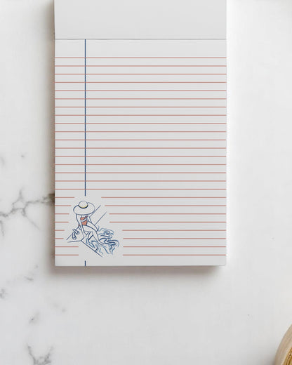 Summer by the pool, Jotter Pad
