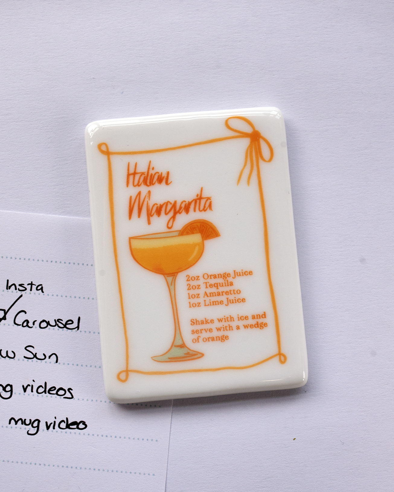 Italian Margarita Fridge Magnet