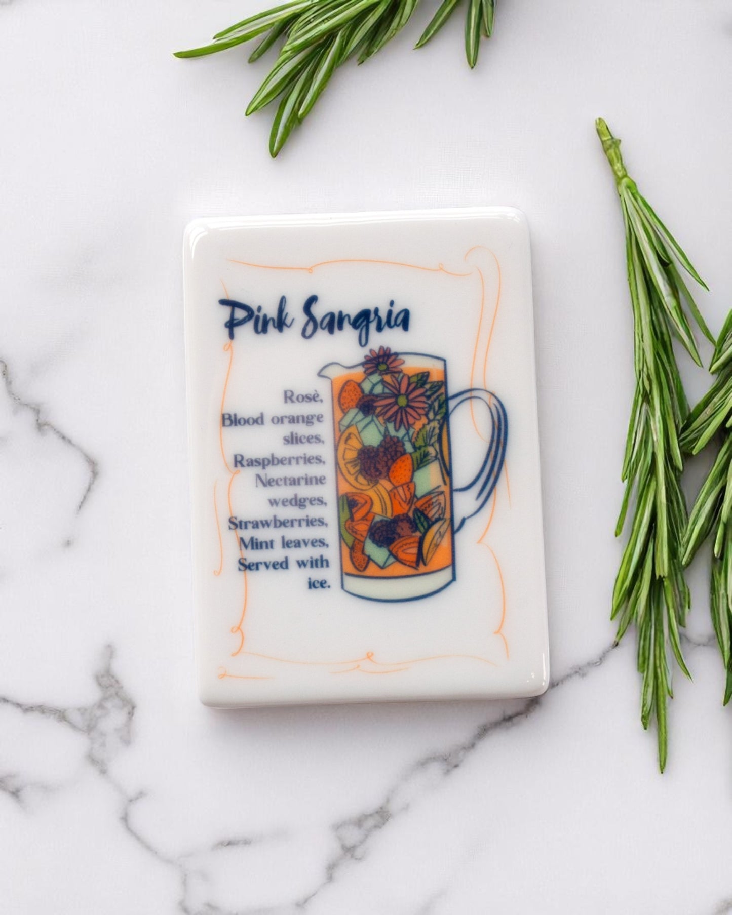 Pink Sangria Fridge Magnet