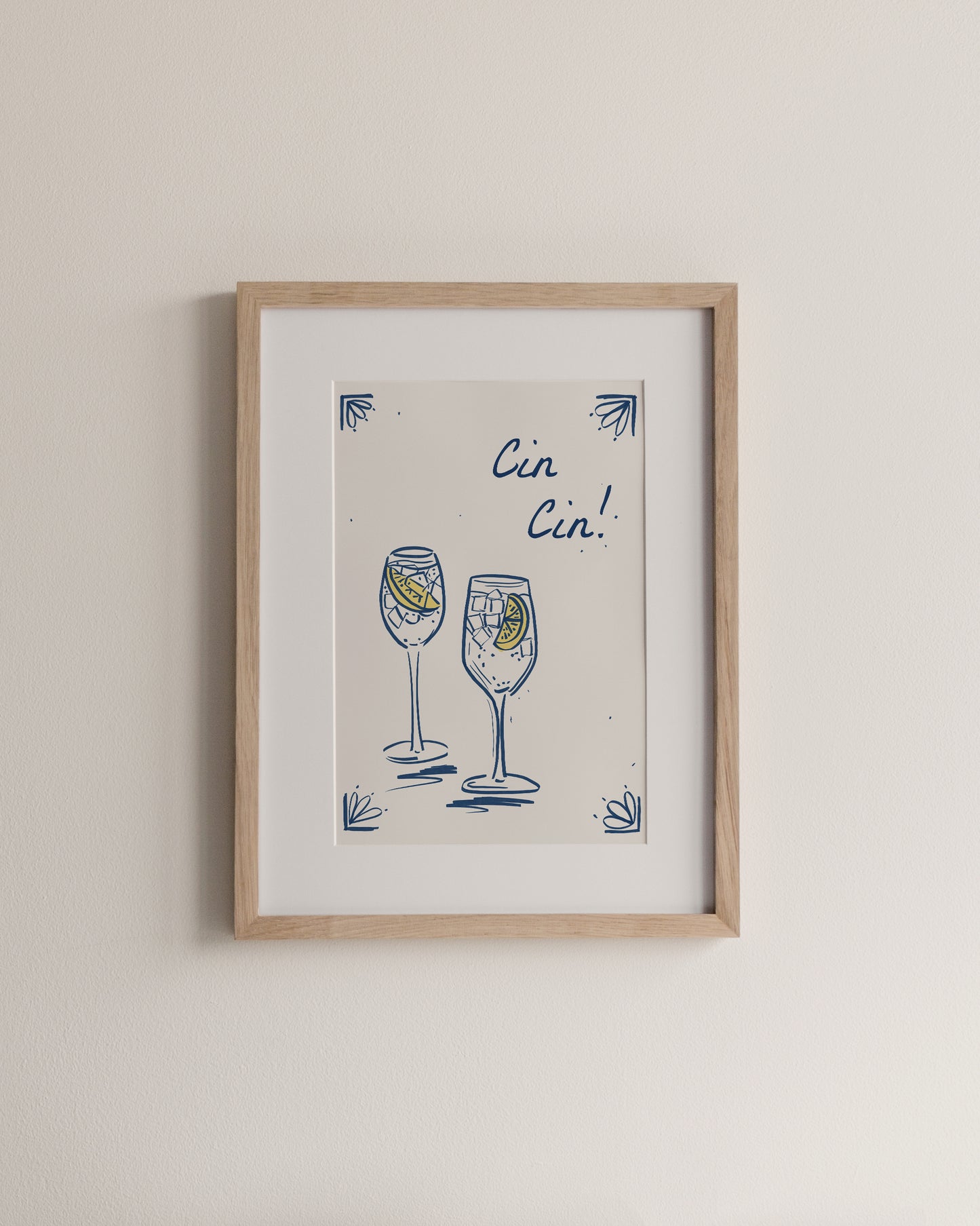Cin Cin, A4 Print