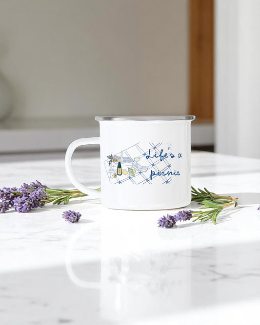 Life's a Picnic Camping Mug