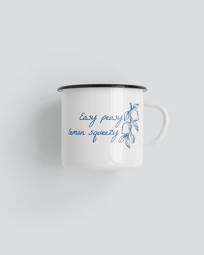 Easy Peasy Lemon Squeezy Camping Mug