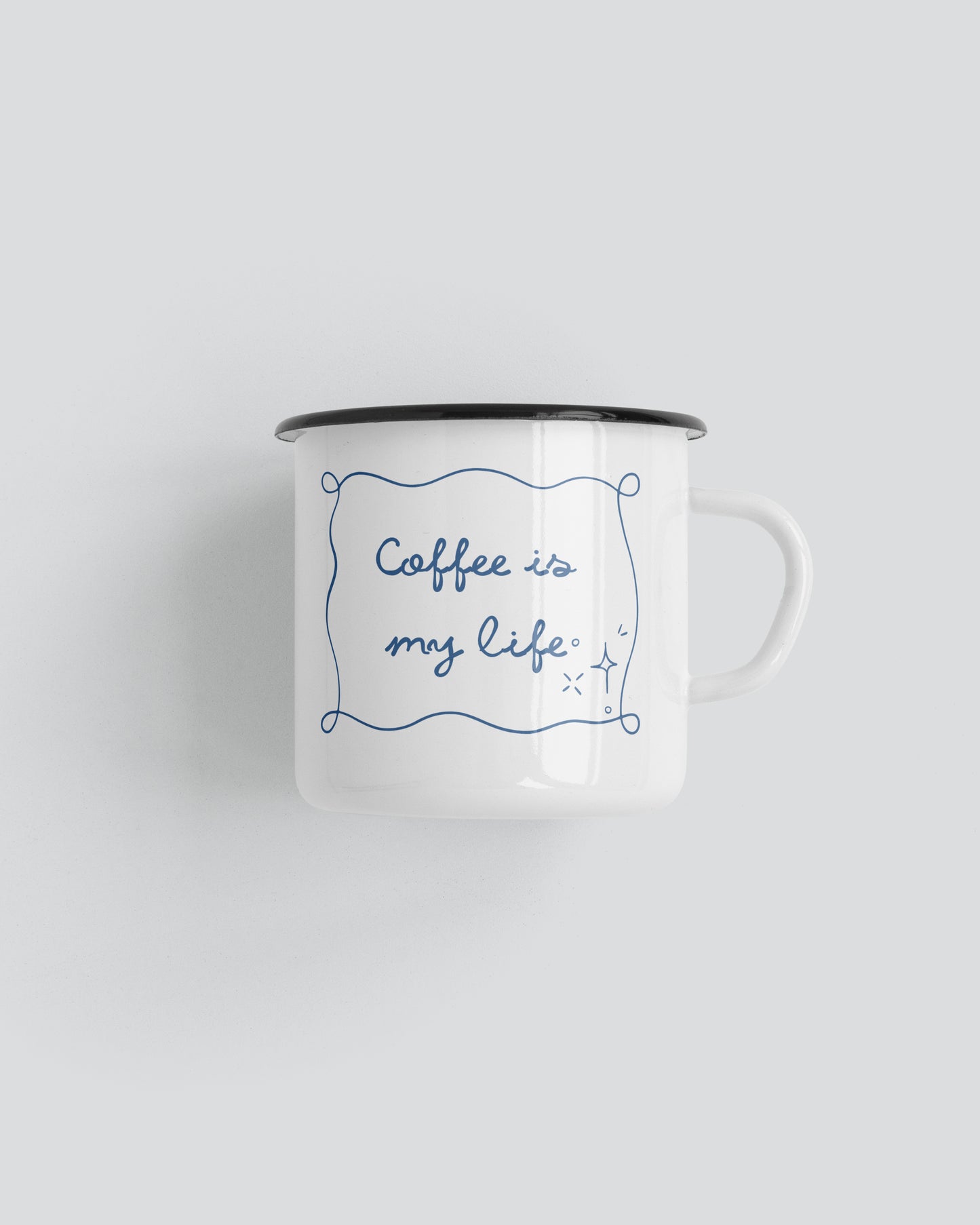Coffee Is My Life Camping Mug