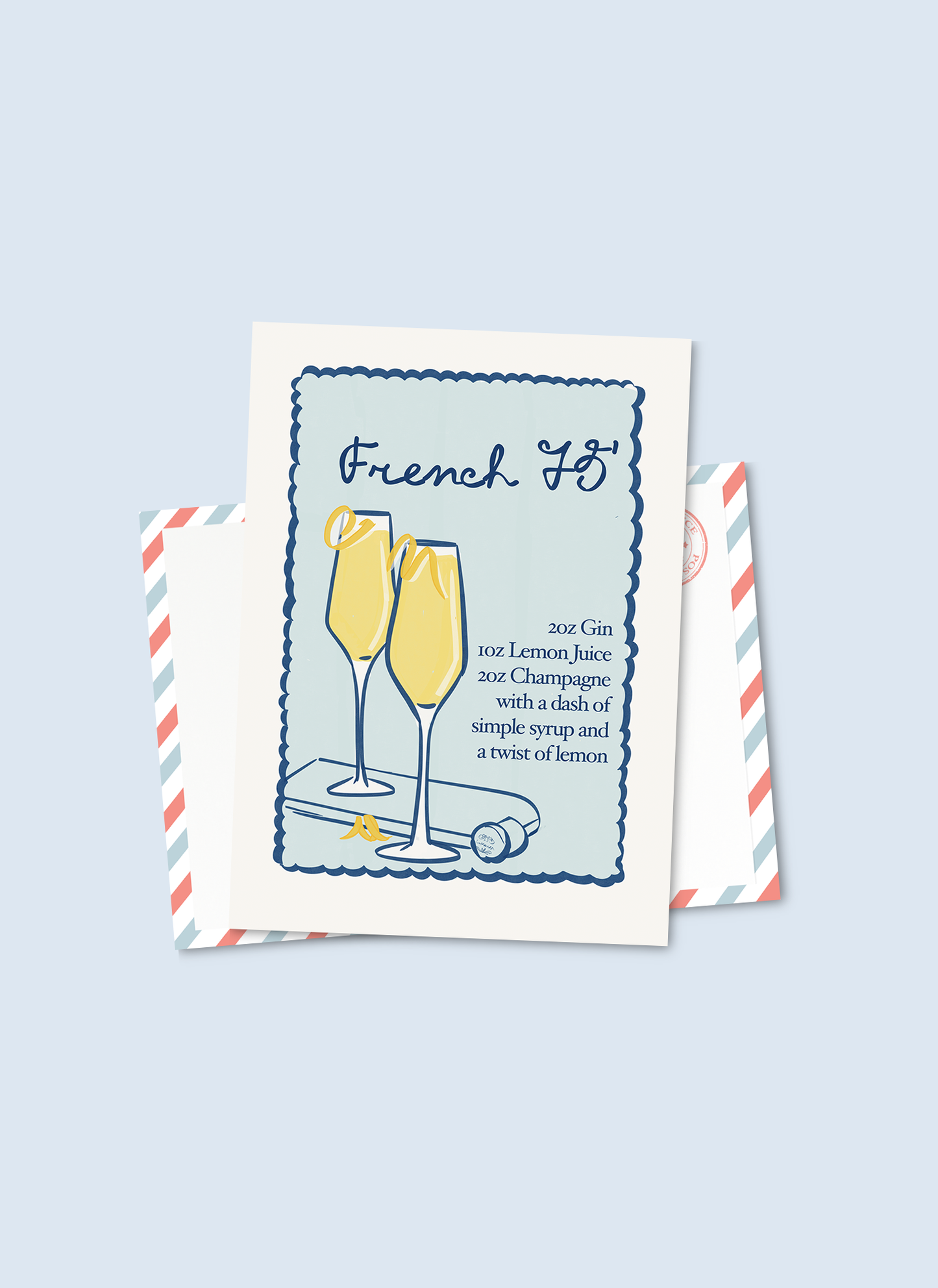 French 75' Postcard