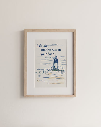 August, A4 Print