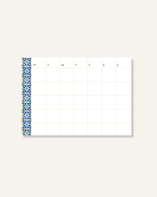 Monthly Planner - A5 Jotter Pad