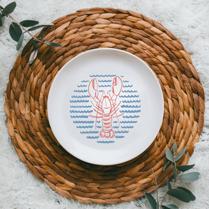 Lobster ceramic plate
