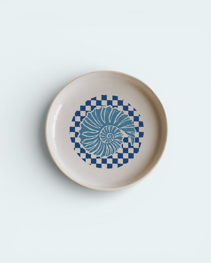 Shell-ish ceramic plate