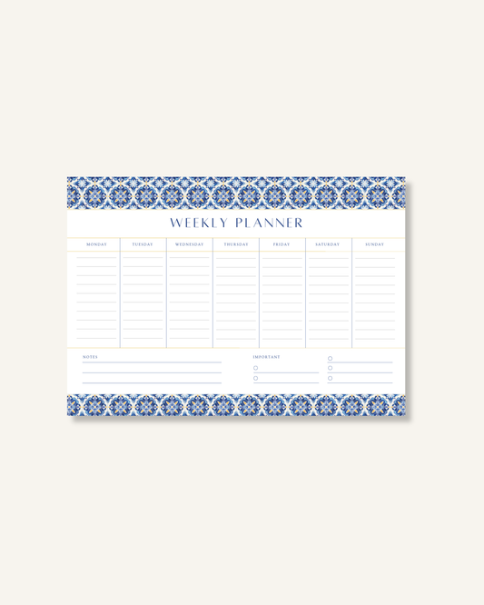 Weekly Planner - A5 Jotter Pad