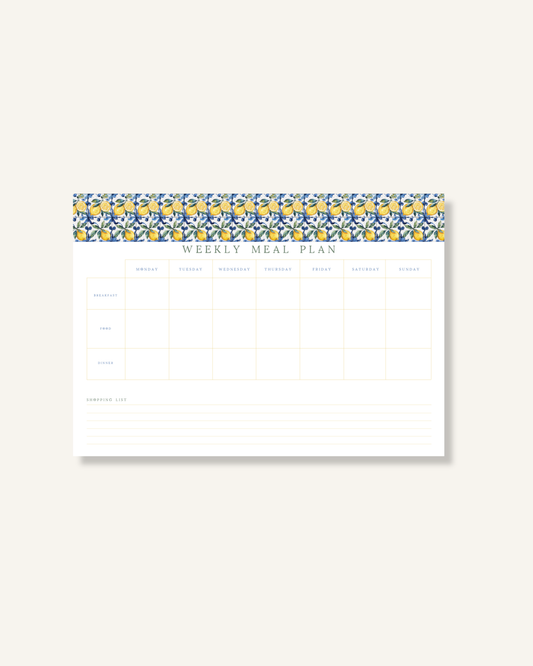 Meal Planner - A5 Pad