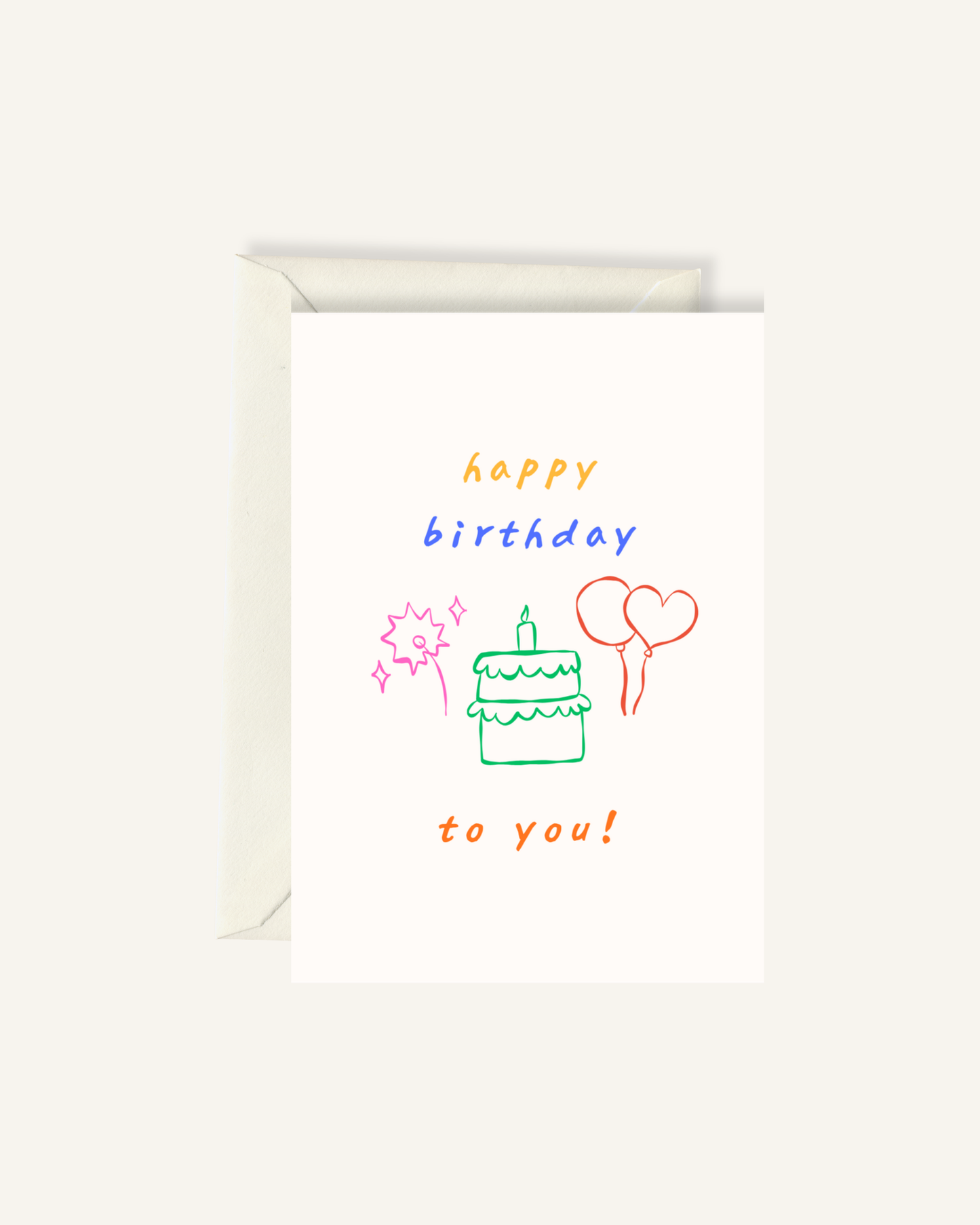 Happy Birthday to you - Card