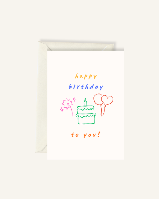Happy Birthday to you - Card