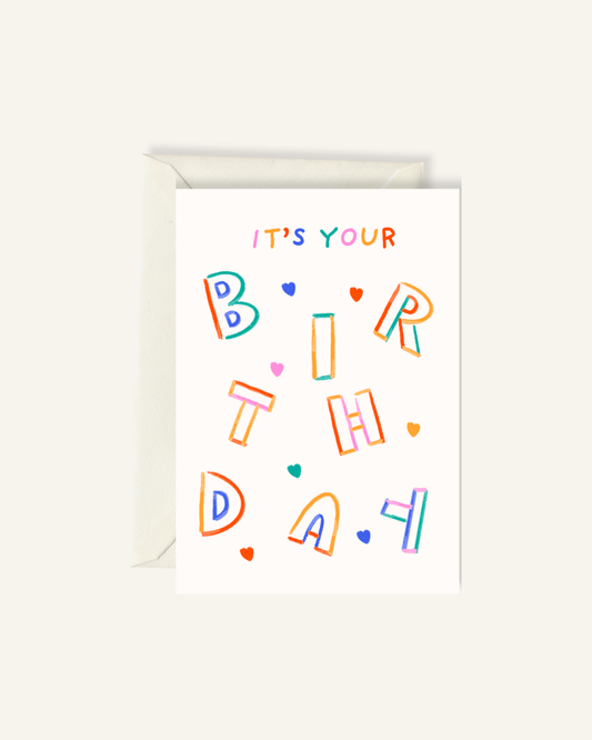 It's your birthday - Card