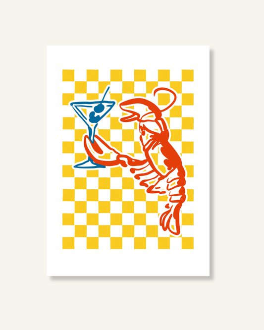 Lobster Martini - Print