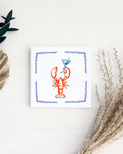 The Seafood Be Boozing Coaster