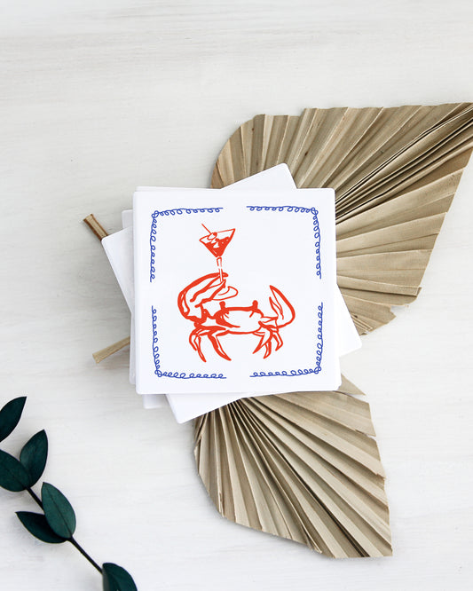 The Seafood Be Boozing Coaster