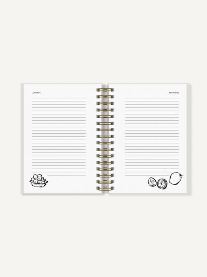 Future Old Family Recipes, Recipe Journal