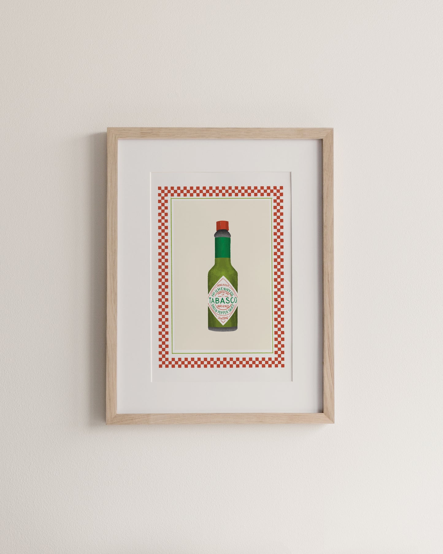 Green Tabasco - A4 Print