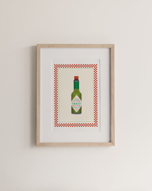 Green Tabasco - A4 Print