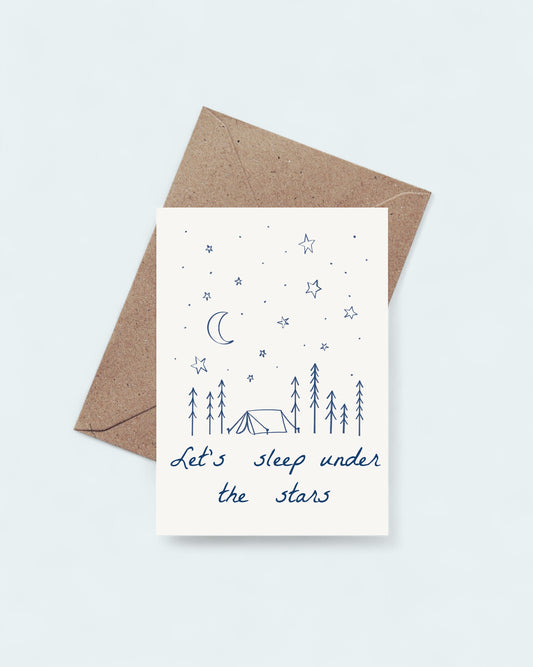 Let's sleep under the stars