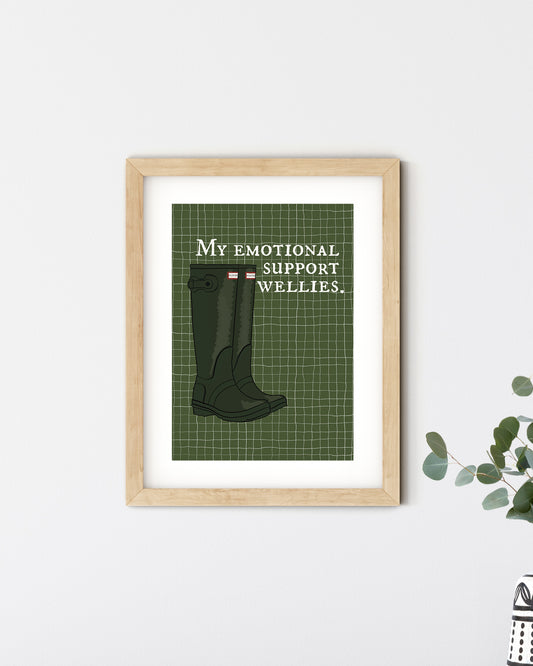 My emotional support wellies
